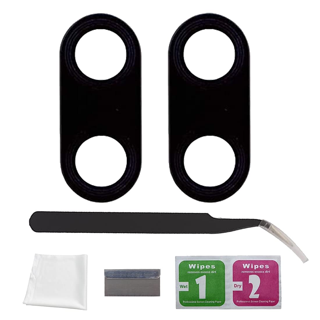 Eonpam 2 Pack Rear Back Camera Lens Glass Replacement for (Honor 10) Original Quality with Professional Repair Kit