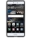 Huawei P8 Case, BENTOBEN Hybrid Dual Layer Rugged Polycarbonate Hard Back Cover Silicone Soft Bumper for Huawei P8, Black