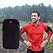 August Sport Running Arm Bag Holder for iPhone 7 6Plus 5 Samsung S8 7,Double Pouch Armband Phone Holder for Running Walking Hiking Biking Gym