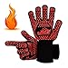 LauKingdom BBQ/Grill Gloves Heat Resistant Oven, L-XL, Black