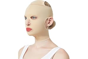 Full Face Lift Strap V Line, 67-69in Polyurethane Fiber Reusable Facial Slimming Mask Cheek Chin Slimming Belt Strap Facial M