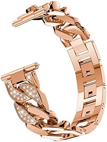 AnySell Single Row Alloy Crystal Wristband Watch Strap for Samsung Galaxy 46mm