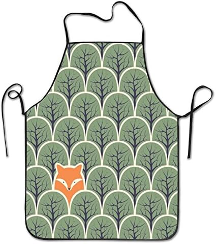 Find The Fox Cooking Aprons Chef Apron For Women Men Girl Kids Gifts Kitchen Decorations