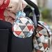 Skip Hop Grab-And-Go Pacifier Pocket, Triangles