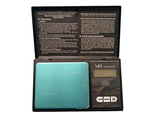 Digital Pocket Scale, Portable Scale 500g-0.01g ,Black (500g／0.01g) - Thumbnail 3