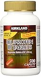 Kirkland Signature Ibuprofen IB tablets USP 200mg NSAID Easy Swallow Caplets, 500 Caplets
