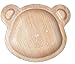 CaterEco Palm Leaf Plates Set (Pack of 20) | Kids Teddy Bear Plates| Ecofriendly Disposable Dinnerware | Heavy Duty Biodegradable Party Utensils for Wedding, Camping & More