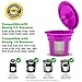 K Carafe Reusable Coffee Filter and Refillable K Capsules by Breworo MG Coffee for Keurig 2.0 K300, K350, K400, K450, K460, K500, K550, K560 and 1.0 Brewers