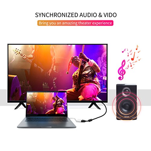 HDMI to VGA Adapter, Humixx Active Video Adapter Converter with 3.5mm Audio Jack 1080P for Computer, Desktop, Laptop, PC, Monitor, Projector, HDTV, Chromebook, Raspberry Pi, Roku, Xbox and More - Thumbnail 4