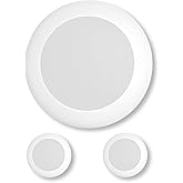 Vivio Lighting 7.5 Inch LED Disk Light Ceiling Light Fixture Dimmable 3000K/4000K/5000K 3 Color Selectable 1080LM 15W for Kit