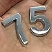 AQUEENLY Custom Mailbox Numbers and House Number, 0-9 ABS Plating Self Stick Numbers for Home House Mailbox Apartment Address Sign, Silver