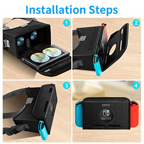 VR Headset for Nintendo Switch, OIVO 3D Labo Virtual Reality Glasses