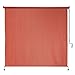 Coolaroo Exterior Roller Shade, Cordless Roller Shade with 90% UV Protection, No Valance, (8' X 6'), Terracotta