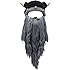 Kafeimali Hombres Cabeza Del Bárbaro Vagabond Beanie Plegable Barba