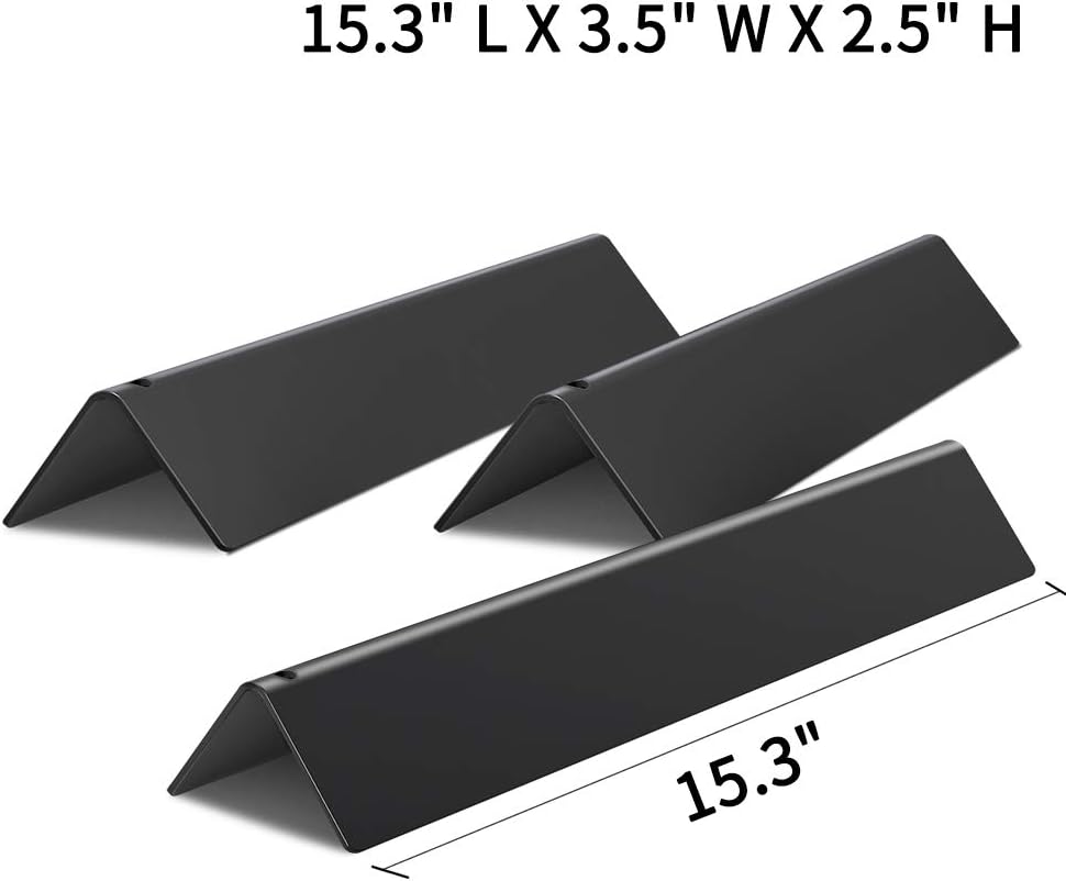 X Home 15.3 inch Sturdy Flavorizer Bars for Weber Spirit 200 Series(2013-2017), Porcelain Enameled, 7635