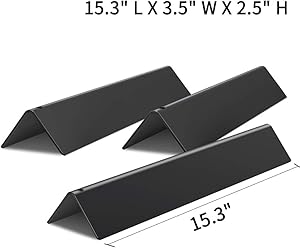 X Home 15.3 inch Sturdy Flavorizer Bars for Weber Spirit 200 Series(2013-2017), Porcelain Enameled, 7635