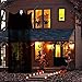 EZIGO 16.5ft Halloween Decorations Ghost Halloween Hanging Props Scary Hanging Ghost Props Halloween Hanging Decorations for Outdoor Indoor Home Yard Balcony Deck (Black)