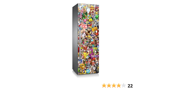 Vinilo para nevera | Stickers Fridge | Pegatina Frigo | Cartoon ...