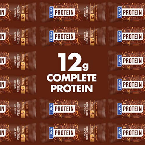 LUNA PROTEIN Gluten Free Protein Bars Chocolate Salted Caramel