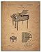 Piano Patent Art Prints - Set Of 4 Photos - Vintage Steinway Decor