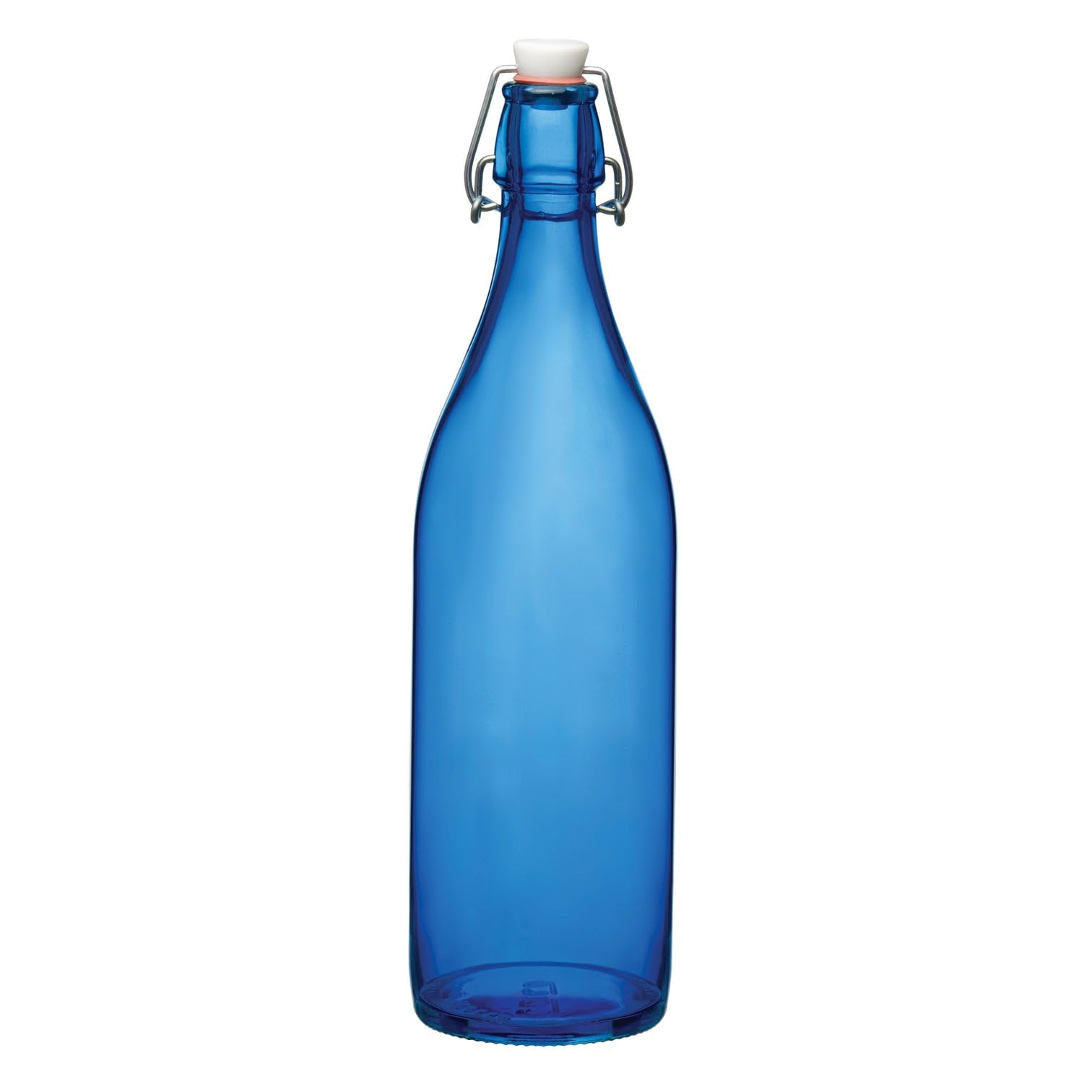 Bormioli Rocco Giara Bottle, 33.75-Ounce, Blue