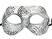 Retro Roman gladiator Halloween party masks Silver Men's Masquerade mask by friendshops