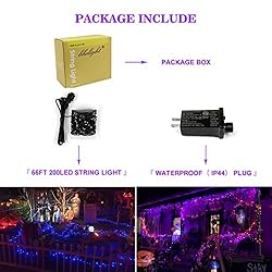 BHCLIGHT 66Ft 200 LED Fairy Lights, 8 Modes