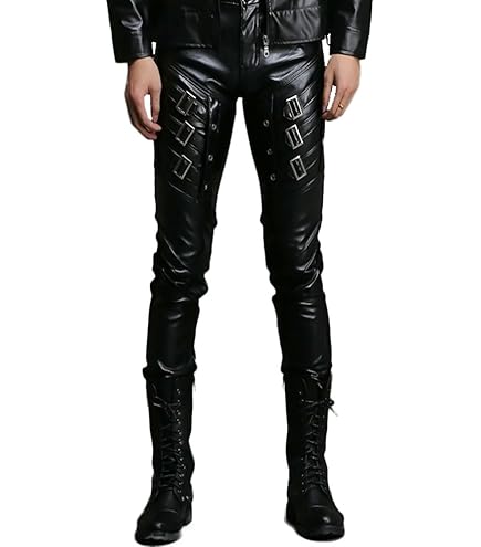 パンツ archive COMME CA docking leather pants Comme Ca