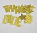 Mybbshower Gold Glittery Twinkle Twinkle Little Star Garland Birthday Party Decoration