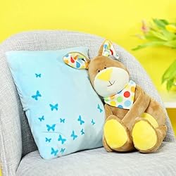 kullaloo Plush Fabric | Solid Baby Blue Minky