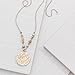 Silpada 'Sundial' Filigree Pendant Necklace in Sterling Silver and Brass