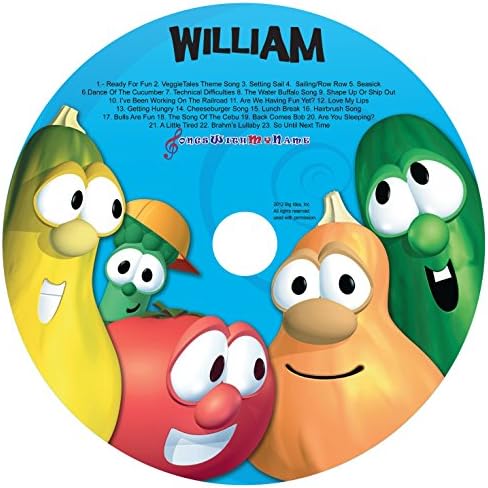 Children's Personalized SONGS WITH MY NAME - - SILLY SONGS WITH VEGGIE TALES - Vol 2 - - Music CD and “NEW” Digital Content Is HERE! - - "CUSTOMIZE WHEN ORDERING"