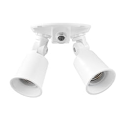 Globe Electric 17000081 240 W Twin Head White
