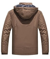 Zoofly Mens Winter Jackets Water Resistant Ripstop