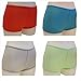 MoDDeals Women's Underwear Panties Plus Size & Reg Size Boy Shorts Microfiber Shadow Stripe 12 Pack