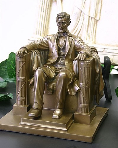 8.13 Inch Abraham Lincoln Washington DC Memorial Statue Figurine