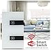 Faryuan Smart Wi-Fi Touch Panel Wall Switch Remote Control Timing Function with Smartphone Compatible with Alexa (two way switch)