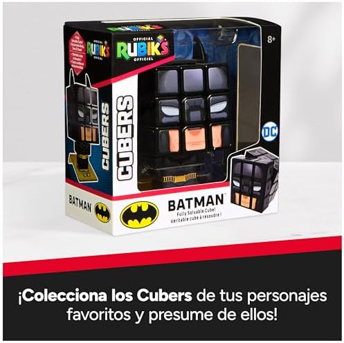 - Batman CUBERS - Cubo Rubik 3x3 - Rompecabezas Adulto - Juguetes Rompecabezas Antiestrés - 6071038 - Regalo Niño 8 años + - Juguetes Niños 8 Años +