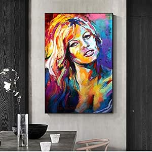 ACUOHU Graffiti Sexo Mujeres Lienzo Pintura Coloridos Carteles Impresos