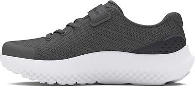Jungen Vorschule Surge 4 Klettverschluss, leichte und atmungsaktive Laufschuhe, gepolsterte Joggingschuhe für langen Komfort,Castlerock / Anthracite / Anthracite,32