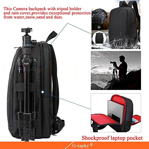 5 Backpack+Waterproof+G+raphy+Cameras+Accessories