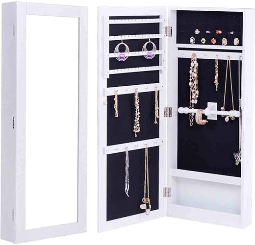 DREAMADE Hängender Schmuckschrank, Spiegelschrank Wandspiegel