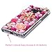 Samsung Galaxy Note 9 Case, Mavis's Diary Full Edge 3D Handmade Luxury Bling Crytal Fashion Design Shiny Gem Pearl Rhinestone Diamond Clear Hard Protective Plastic PC Cover - Flower