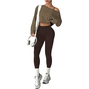 SOLY HUX Women's 3 Piece Workout Crop Top Camisole Leggings Tracksuits | Gym Activewear Set, Workout Gym, All Season, Sporty,