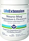 Neuro-Mag Magnesium L-Threonate Tropical Punch Flavor, 225 Grams by Life Extension