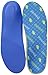 Powerstep Unisex Adult Memory Foam Insoles, Blue/Green, Men's 9-9.5 / Women's 11-11.5