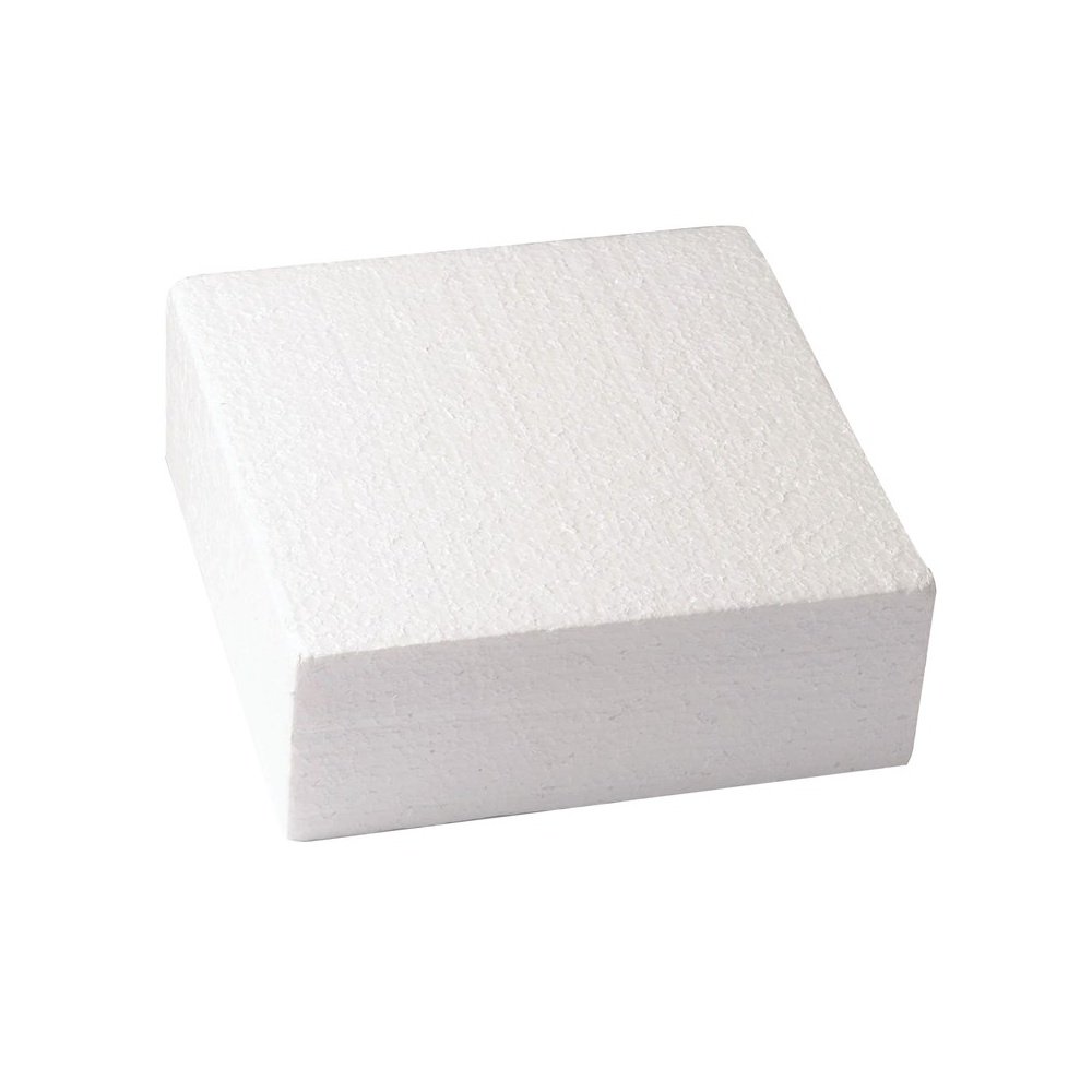Square Polystyrene Dummy - Straight Edge 3" Deep - 10"