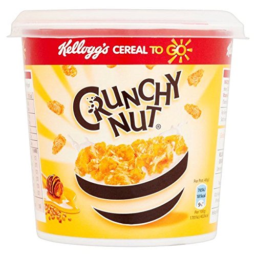 Kellogg's Crunchy Nut Cornflakes Cereal to Go Cup - 45g
