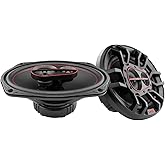 DS18 G6.9Xi GEN-X 6x9 3-Way Coaxial Speakers 180 Watts 4-Ohm with Mylar Dome Tweeters - Grill Included - Full Range Speaker Great for Car Stereo Sound System - Pair