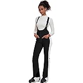 GS SNOWING Women's Snow Bibs Pants Insulated Waterproof Windproof Winter Ski Pants Snowboarding Overalls